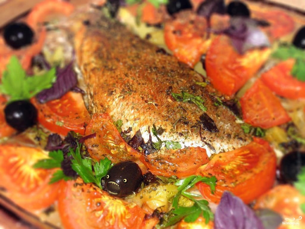 Морской окунь с овощами рецепты приготовления с фото