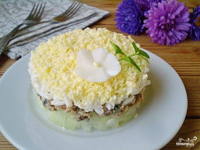 Мимоза салат рецепт фото без картошки