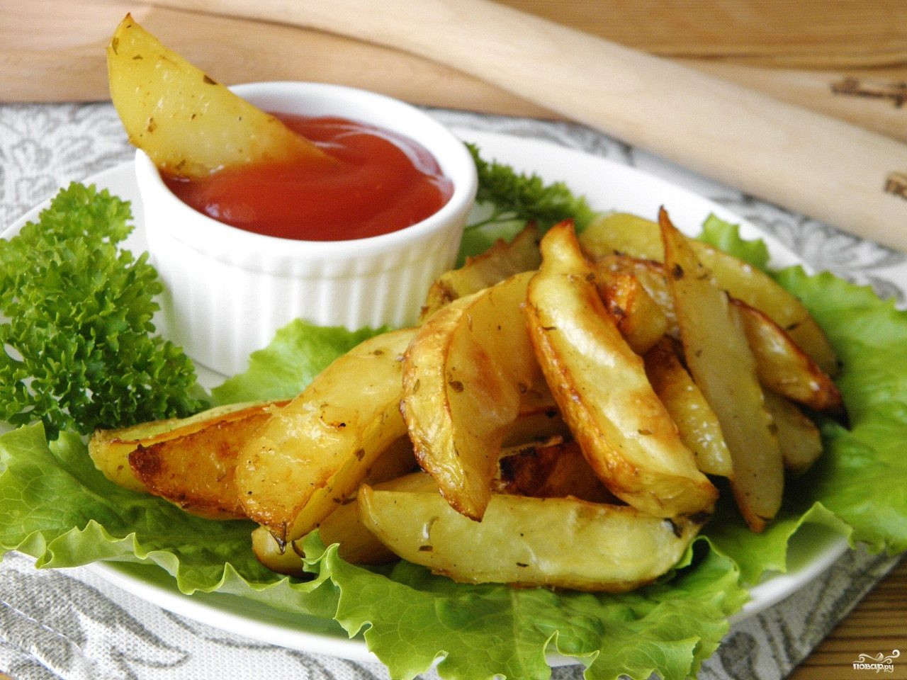 Деревенская картошка в духовке рецепт пошаговый с фото