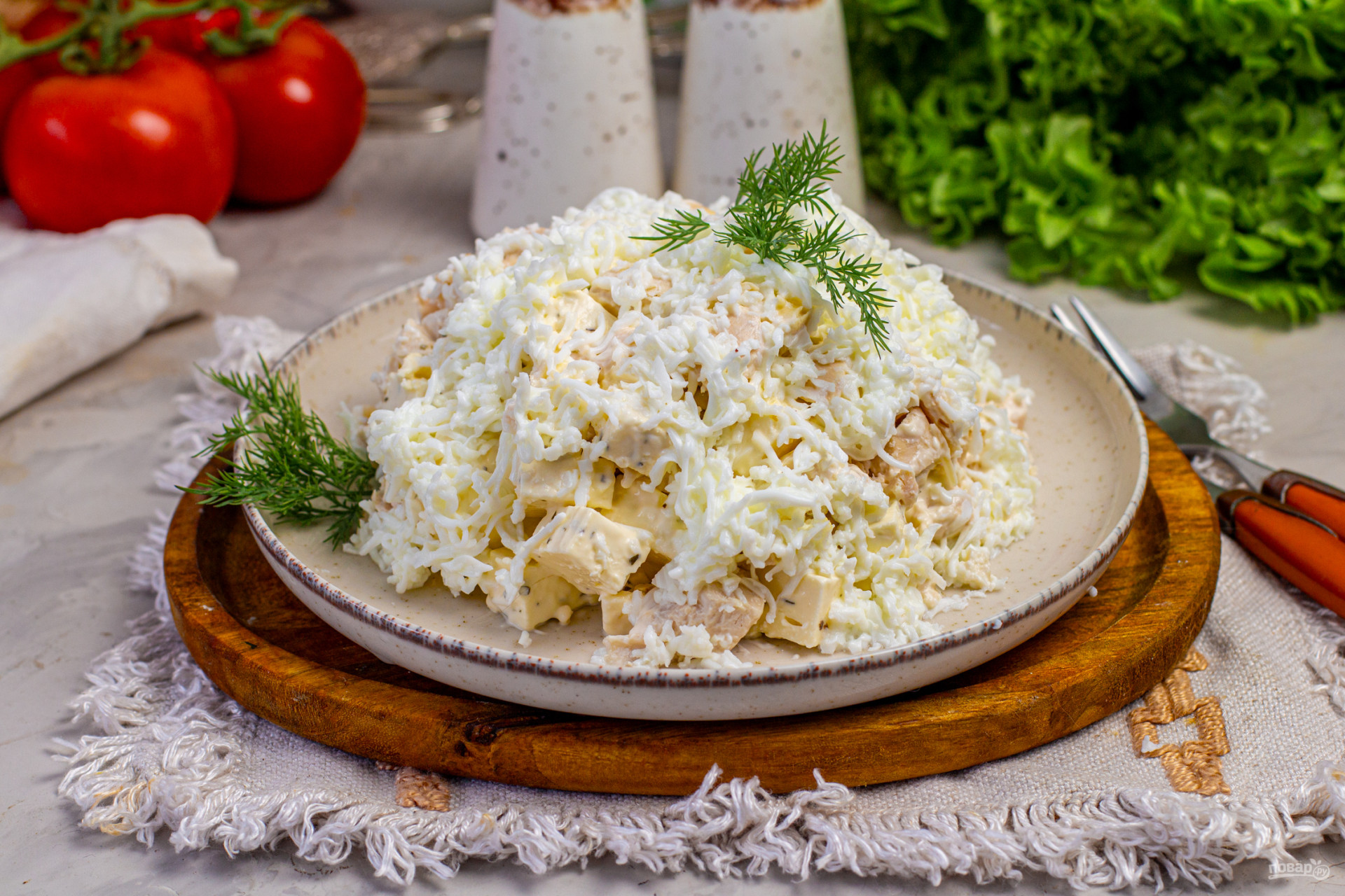 Салат «Аппетитная горка»