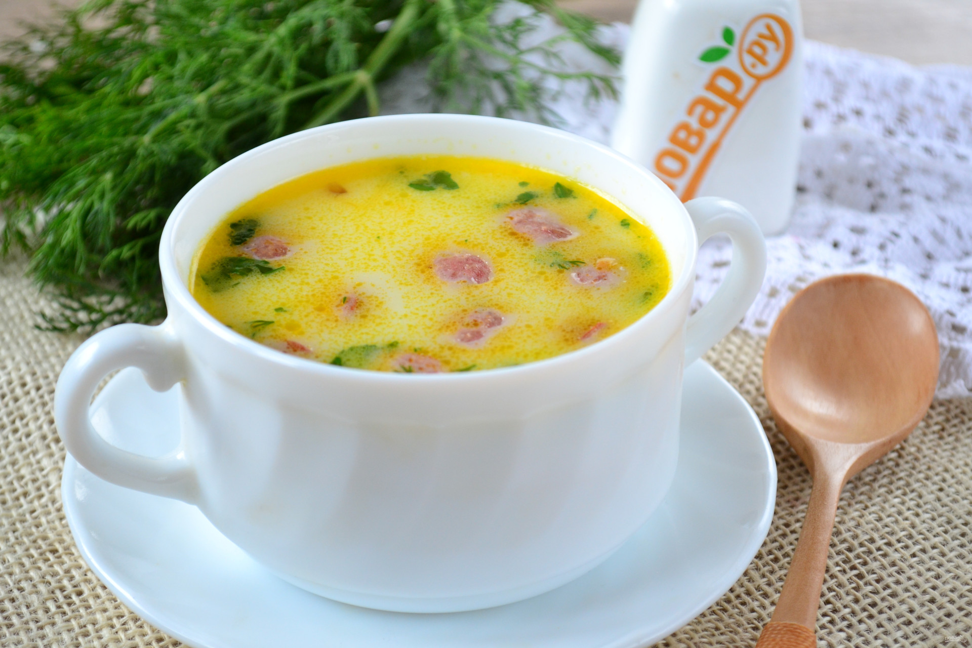 Сырный суп с пошаговый рецепт с фото