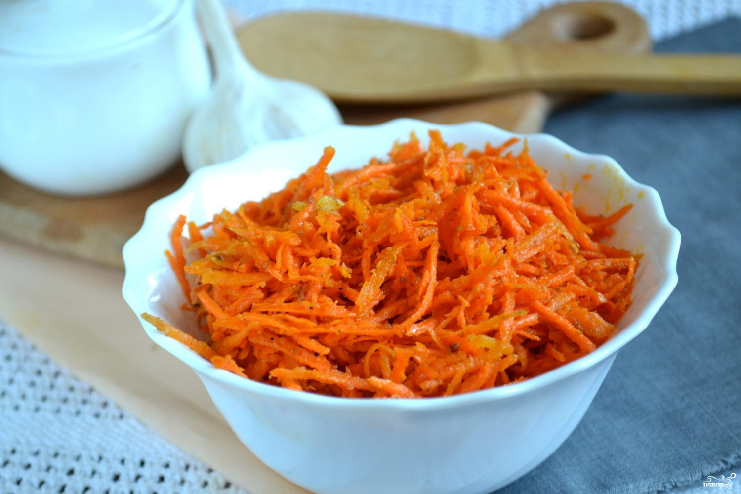 Корейская морковь в домашних