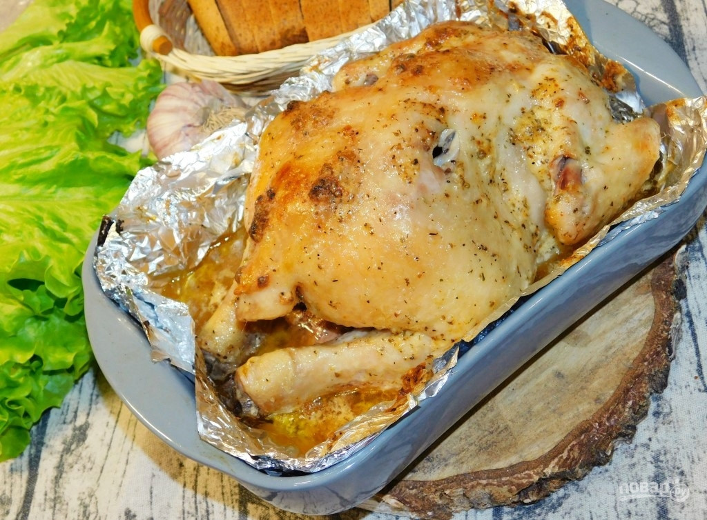 Курица в банке в духовке рецепт с фото пошаговый рецепт