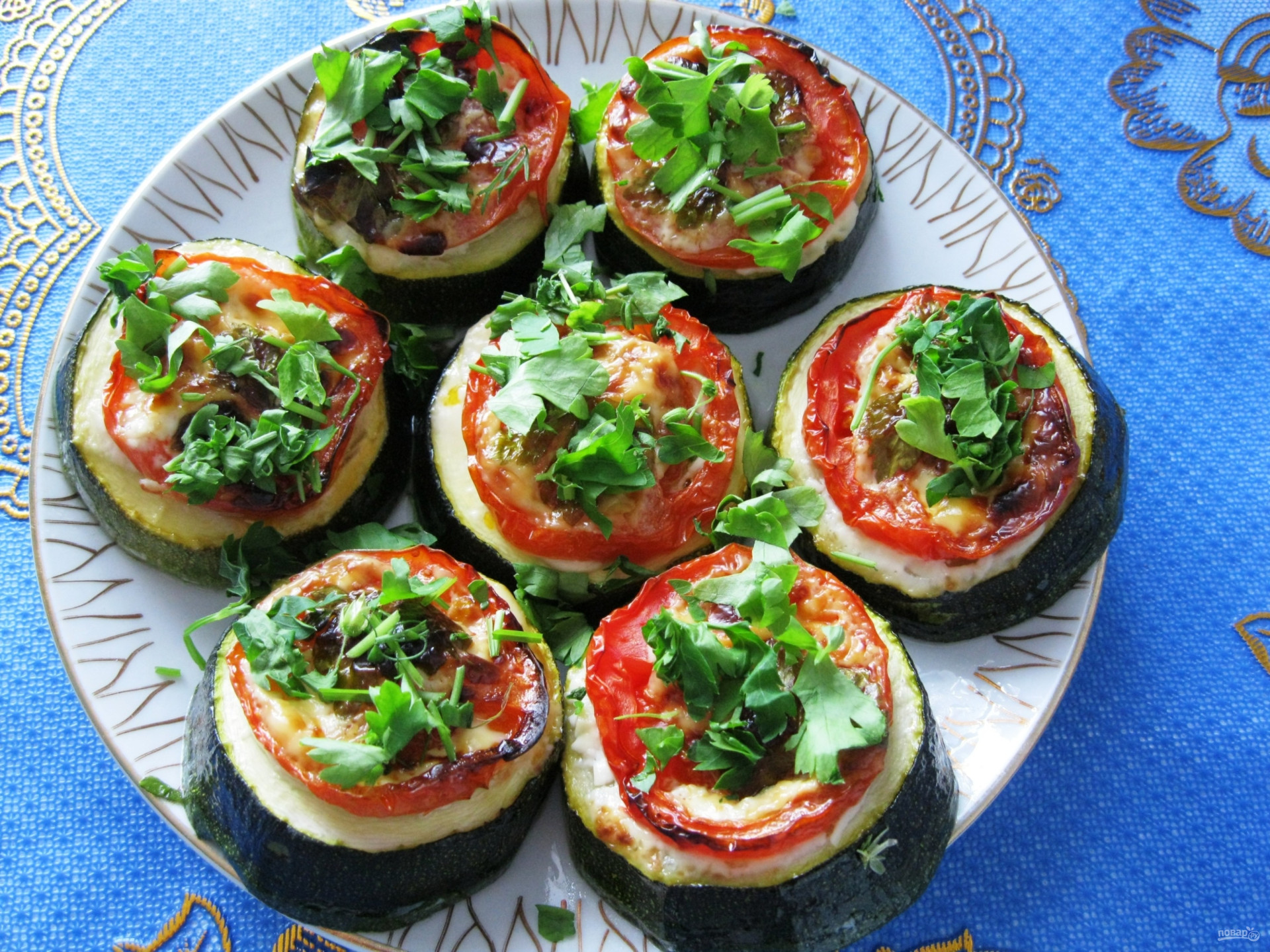 Кабачки с помидорами с сыром и чесноком в духовке рецепт с фото пошагово