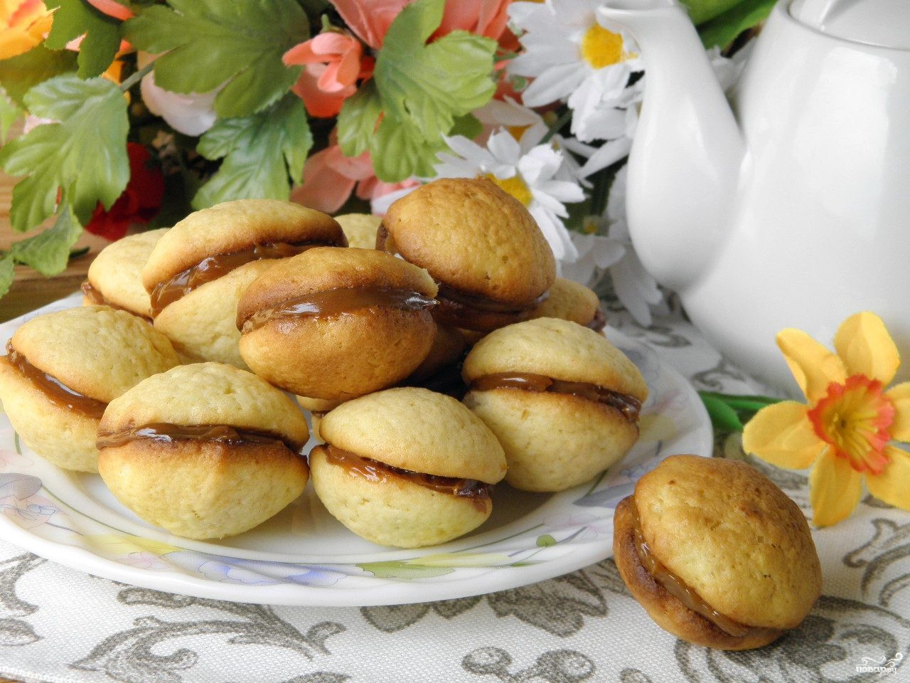 Рецепт печенье шариков со сгущенкой