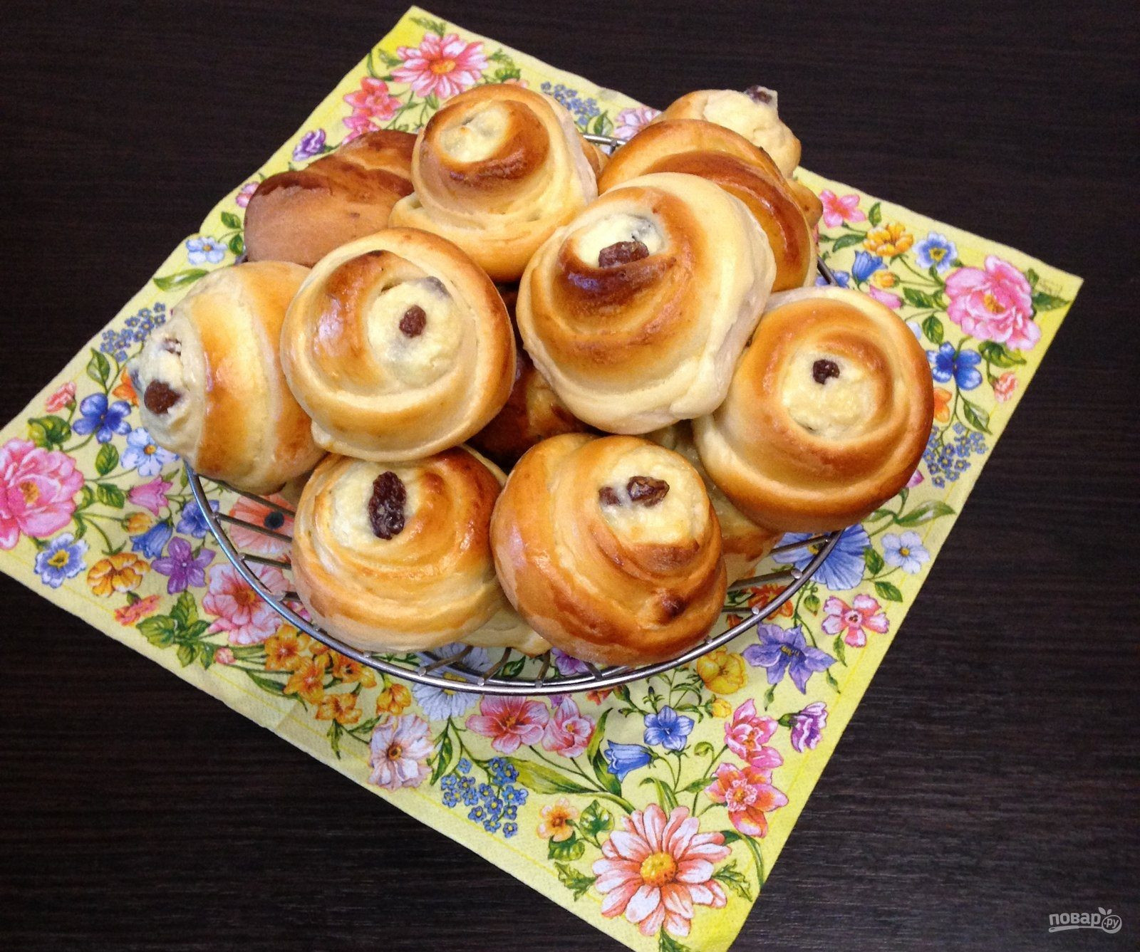 «Розочки» с малиной