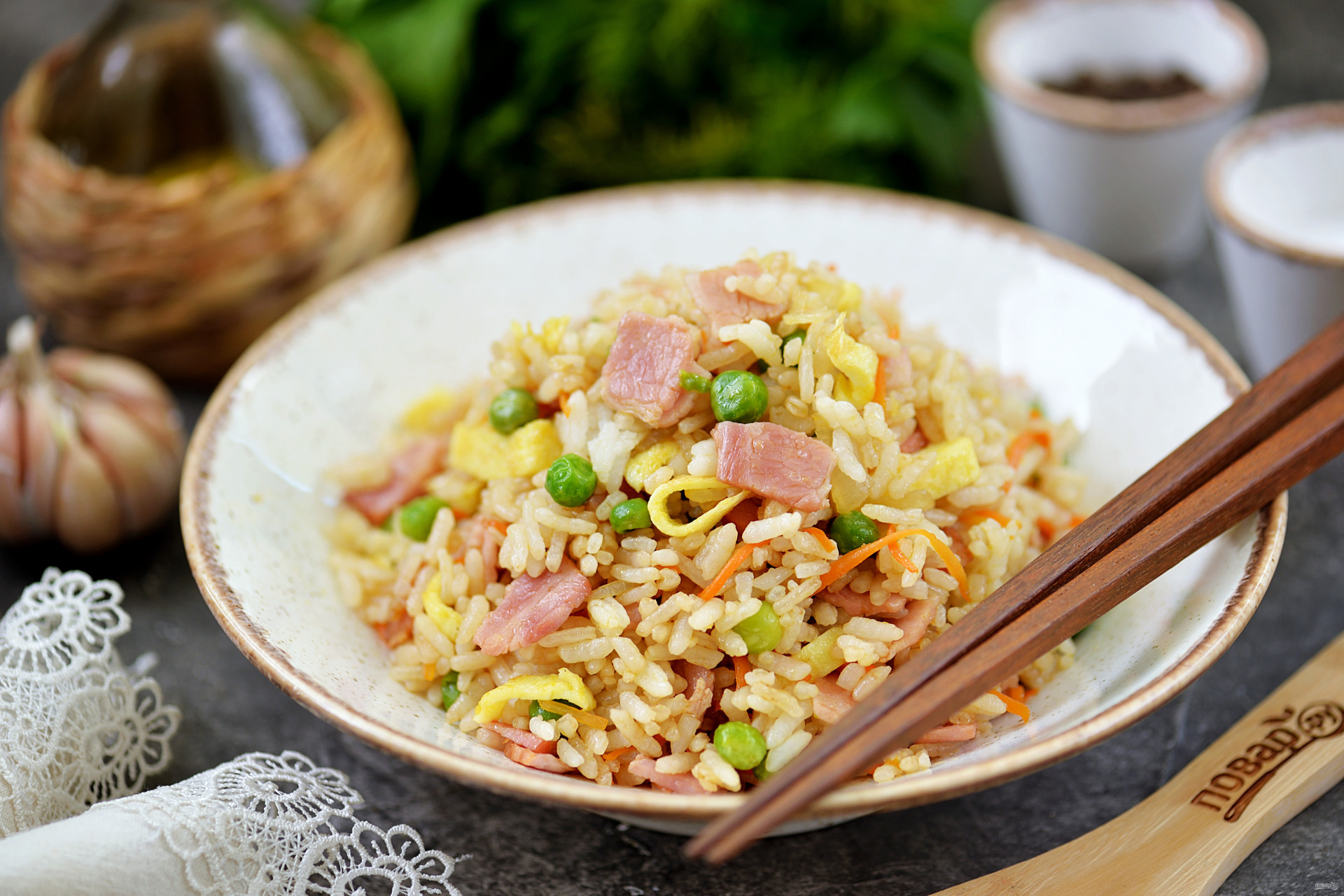Жареный рис с яйцом по тайски рецепт с фото