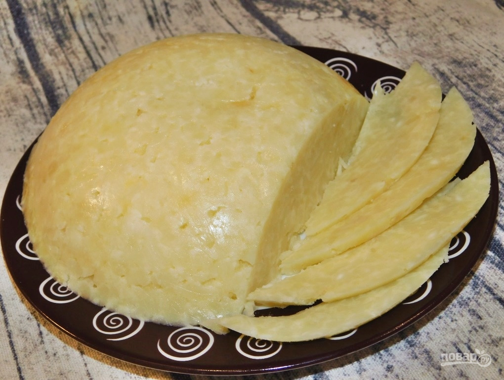 Домашний твердый сыр из творога рецепт с фото