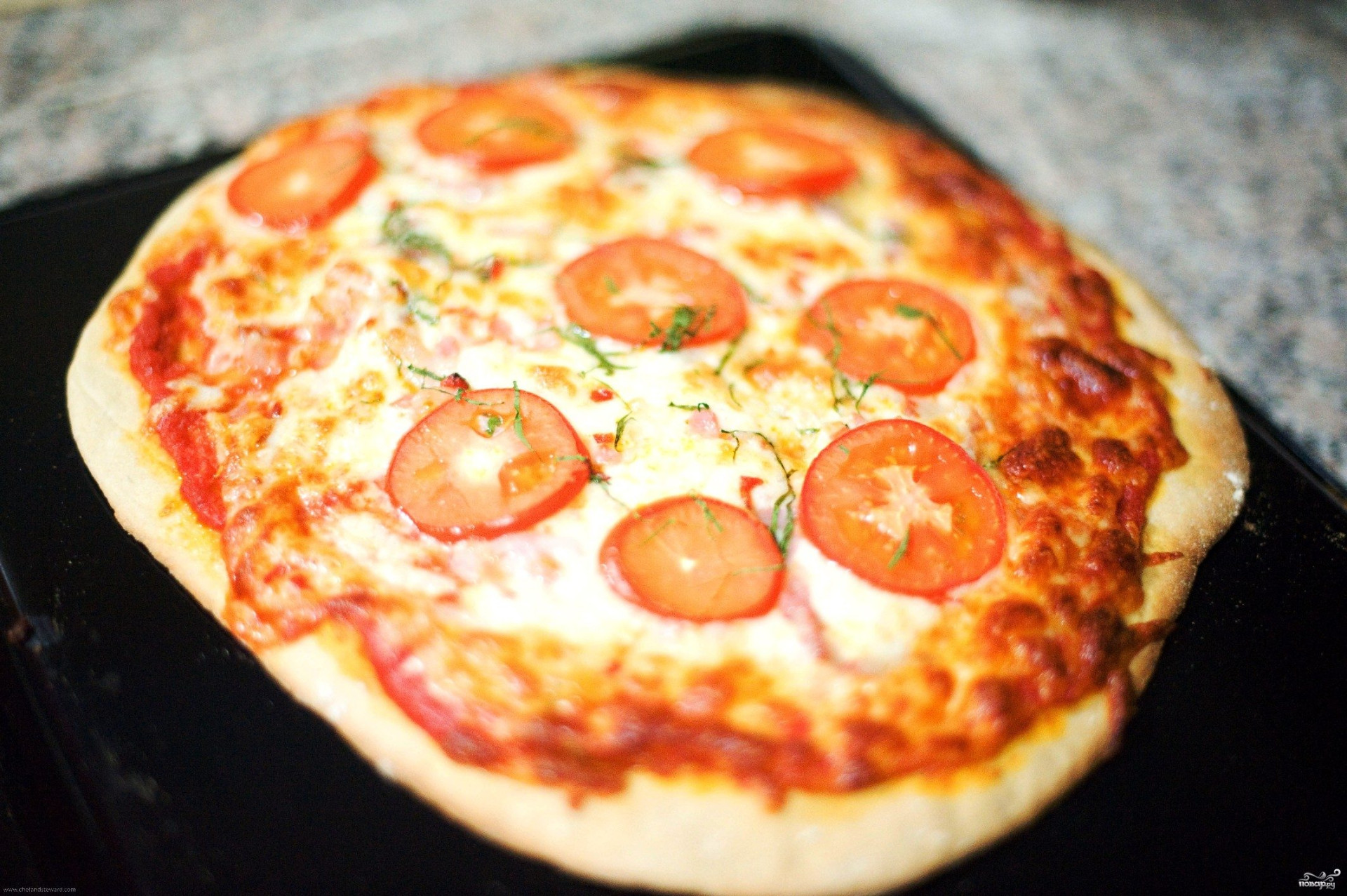 Настоящая итальянская пицца Маргарита