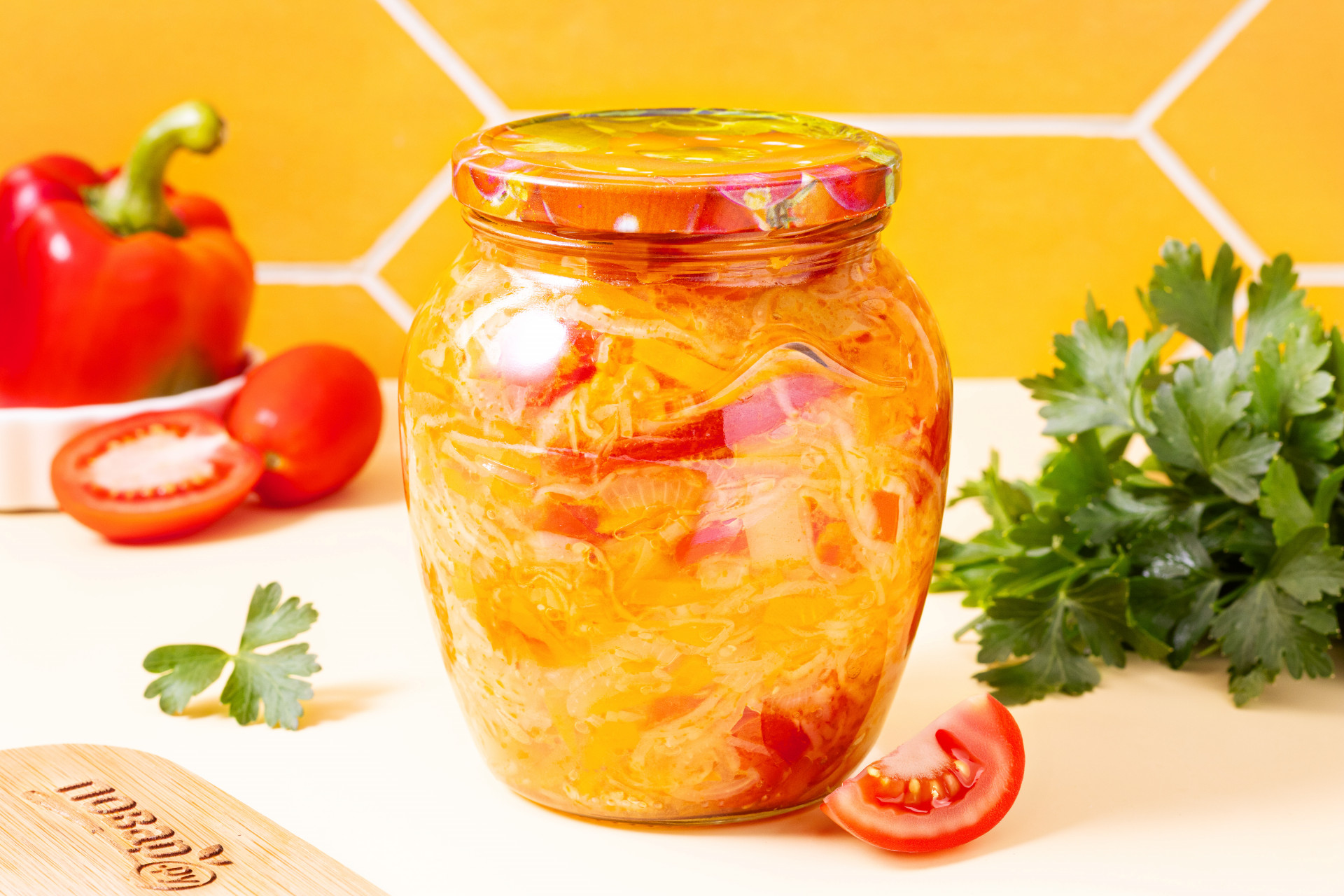 Овощной салат «Осенний» (на зиму)