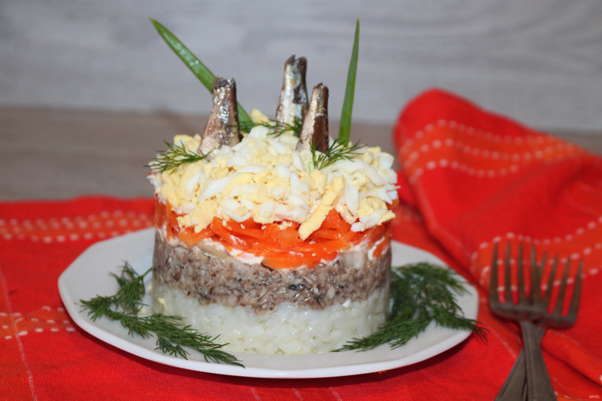 Салат шуба со шпротами рецепт пошаговый с фото