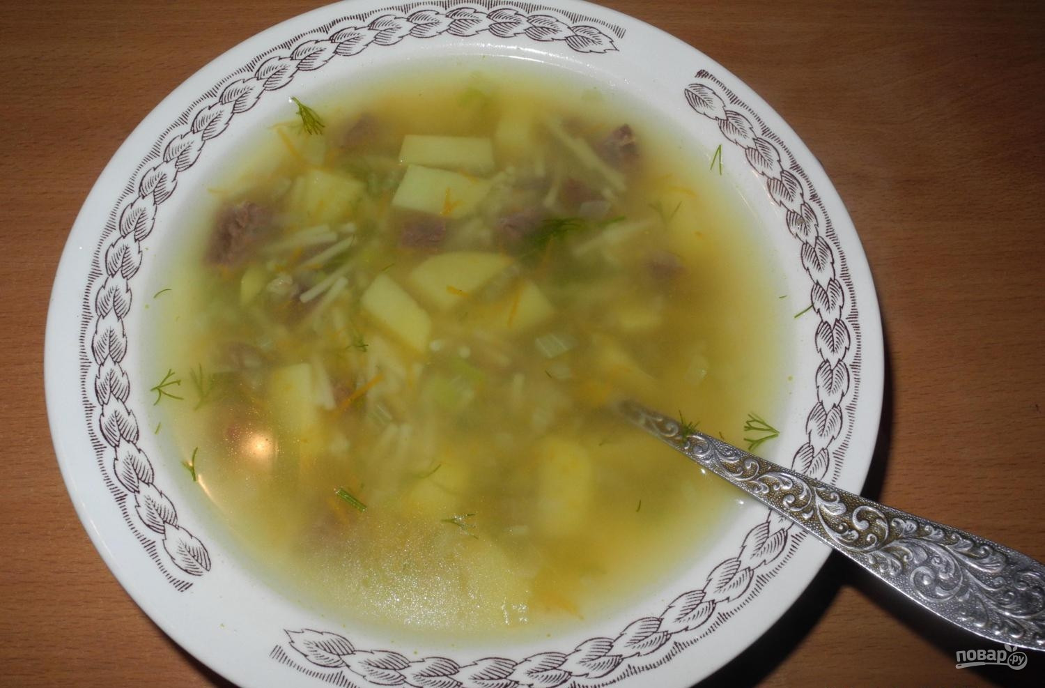 вкусный суп с говядиной с фото