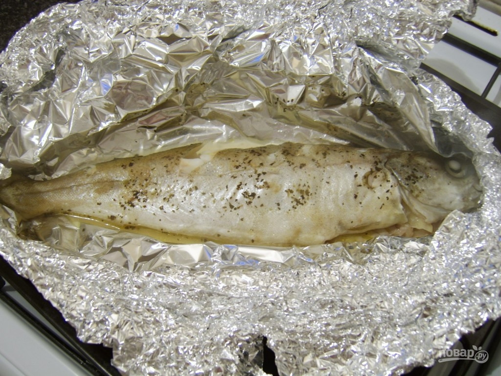 Рыба в фольге в духовке рецепт с фото простой рецепт с фото