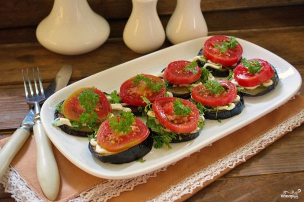 Баклажаны с помидорами - пошаговый рецепт с фото на Повар.ру