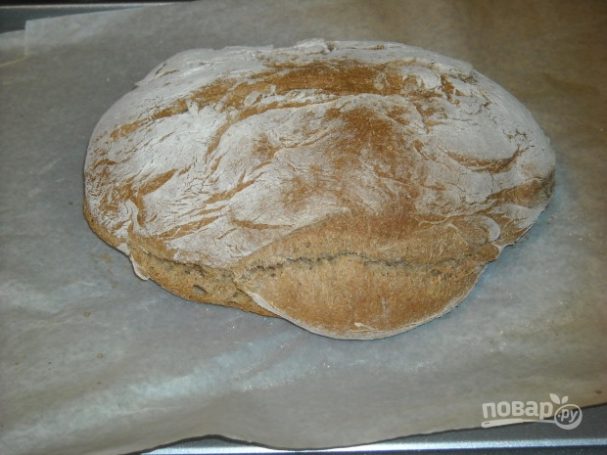 Серый хлеб в духовке