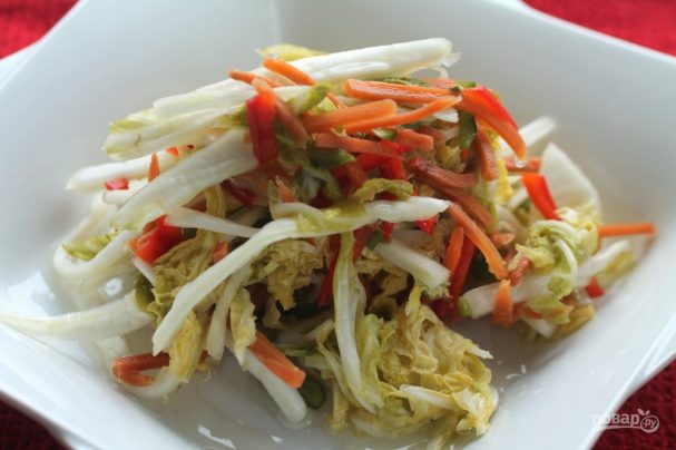 Рецепты из китайской капусты рецепты с фото простые и вкусные
