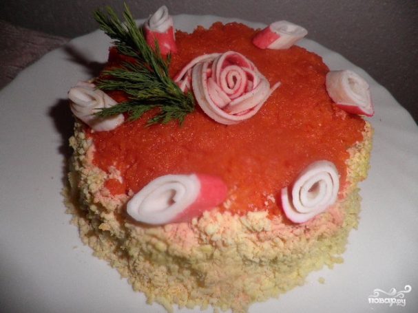 Салат-торт "Для милых дам"