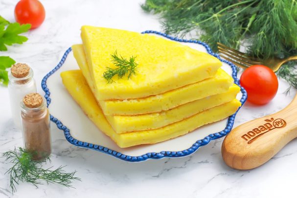 Омлет на молоке на сковороде