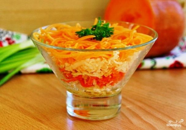 Салат из сырой моркови