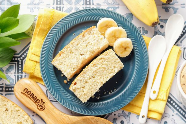 Банановый кекс в аэрогриле