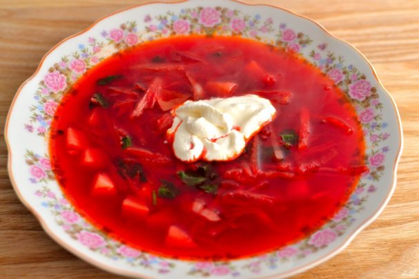 Борщ без мяса - пошаговый рецепт с фото на Повар.ру