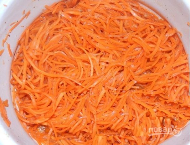 Вкусная корейская морковка