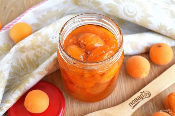 Варенье из абрикосов без косточек "Пятиминутка"