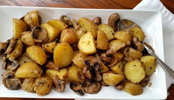 Картошка С Шампиньонами Рецепт С Фото