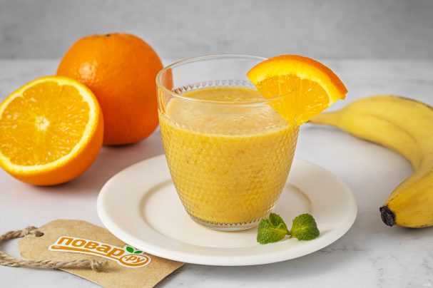 Бананово-апельсиновый смузи