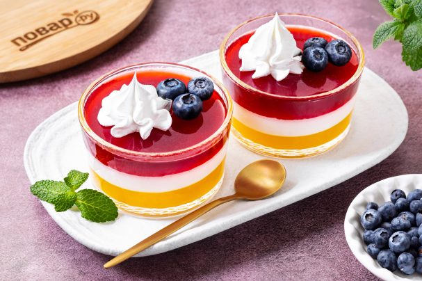 Слоеный десерт