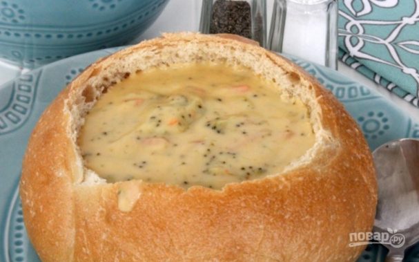 Суп с сыром