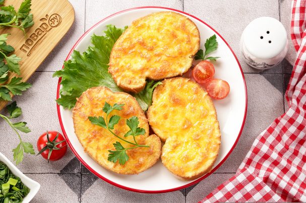 Бутерброды с сыром в аэрогриле