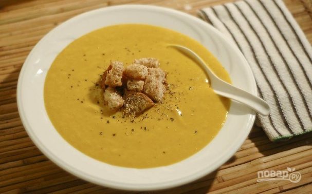Тыквенно-сливочный суп