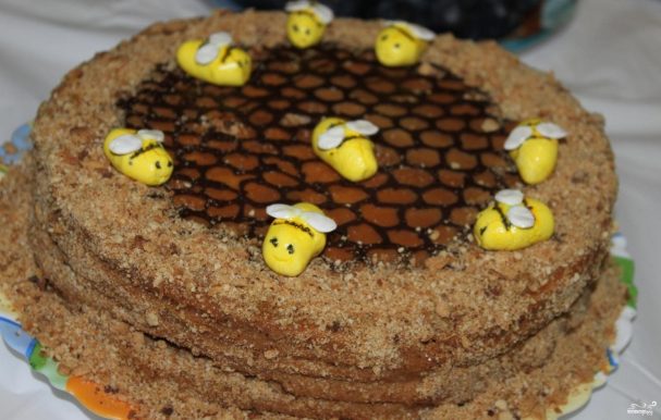 Торт С Пчелками Рецепт С Фото