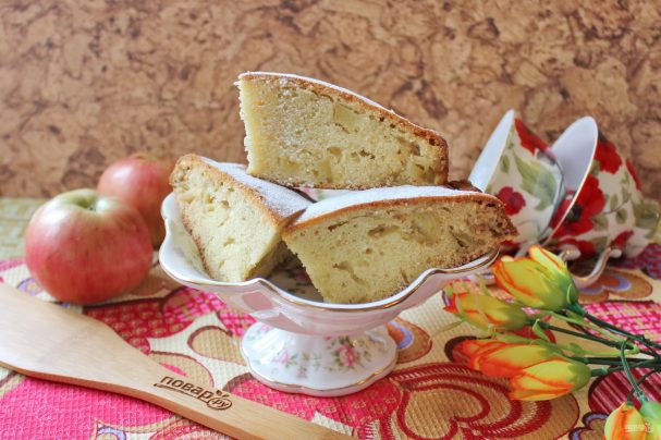 Татарский яблочный пирог