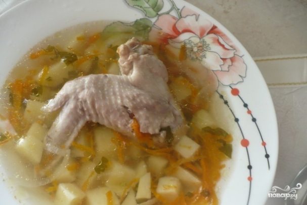 Куриный суп в мультиварке "Редмонд"