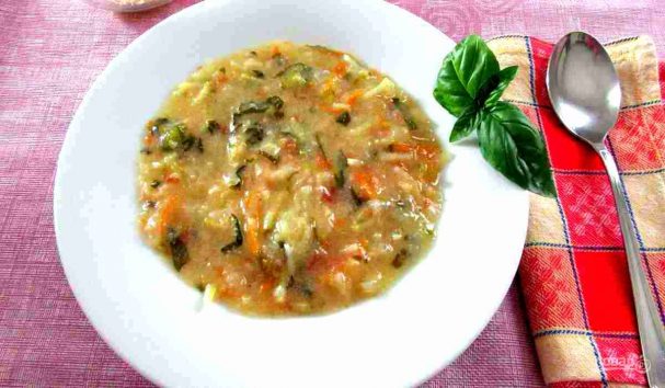 Зимний суп из овощей