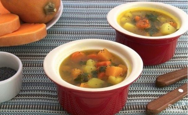 Вегетарианский тыквенный суп