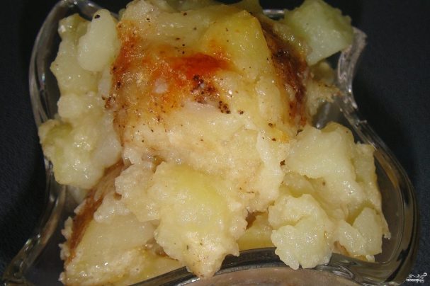 Картофельный гратен с сыром