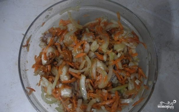 Хе из рыбы по-корейски с морковью
