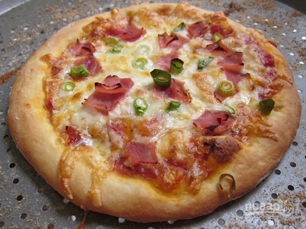 Дрожжевая пицца (тесто)