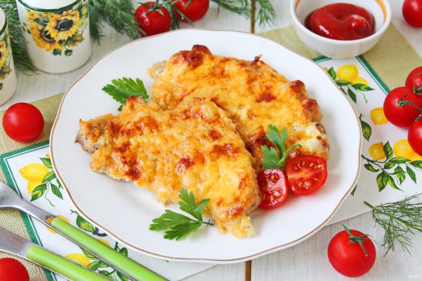 Отбивные по-французски