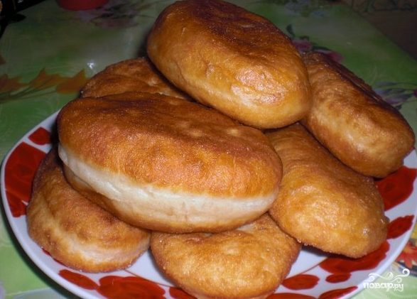 Пирожки на живых дрожжах в духовке рецепт с фото пошагово