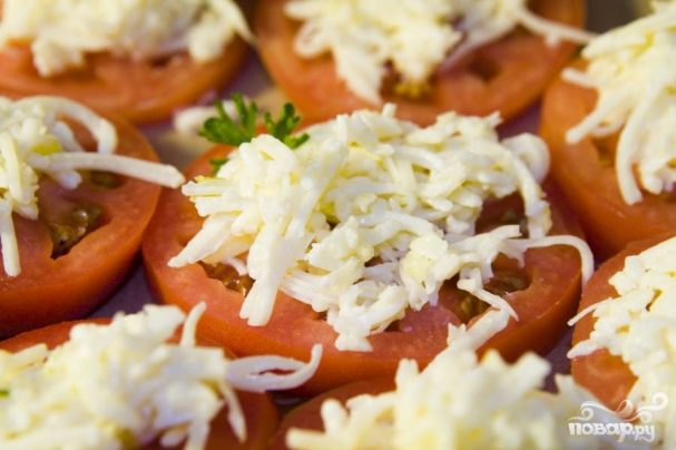 Фаршированные помидоры с сыром и чесноком рецепт закуска фото пошагово классический