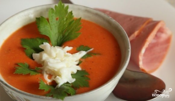Суп-пюре из томатов