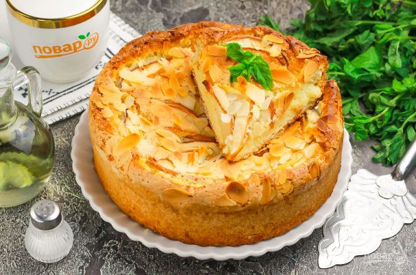 Миндально-яблочный пирог