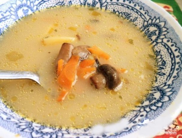 Картофельно-грибной суп