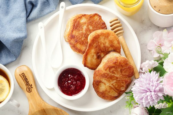 Постные оладьи