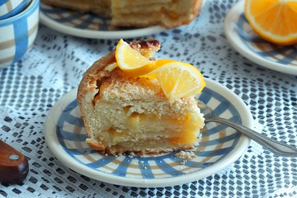 Татарский пирог с лимоном