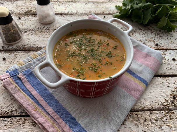 Гороховый суп из брикета